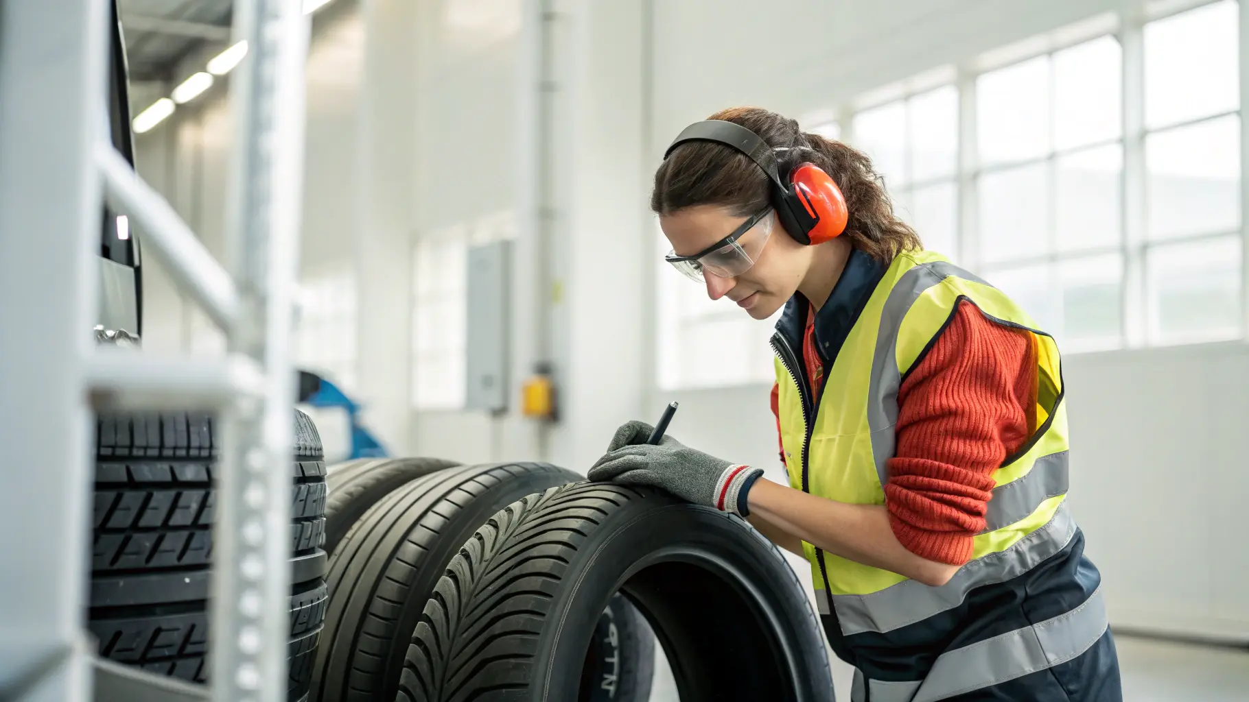 Сборщик безбандажных шин