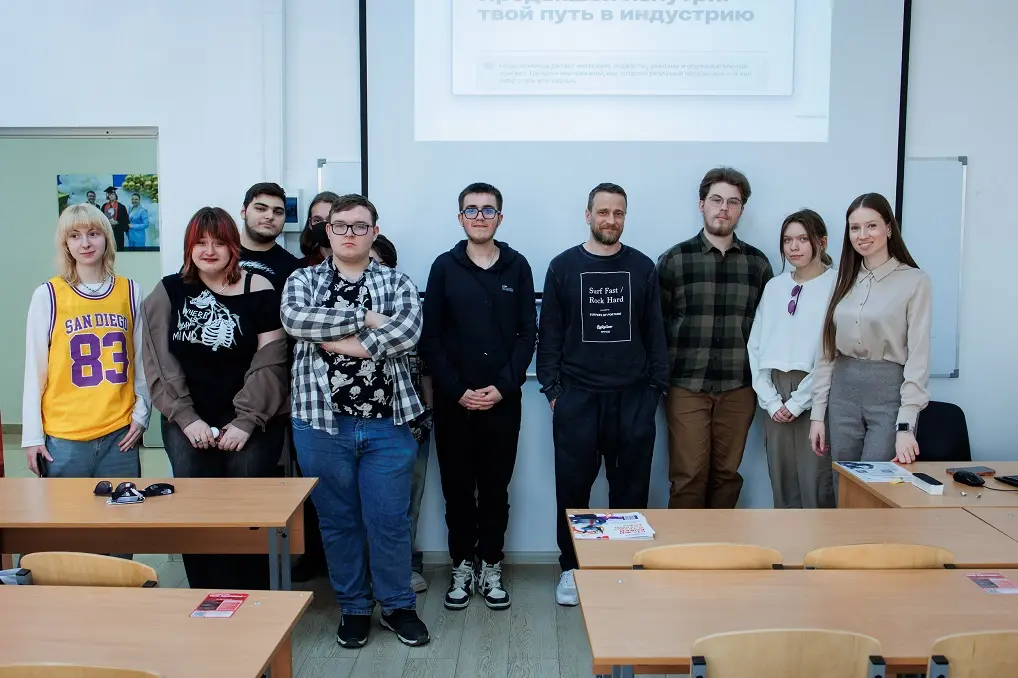 Студенты факультетов комиксов и анимации встретились с руководителем отдела постпроизводства «Синергии»