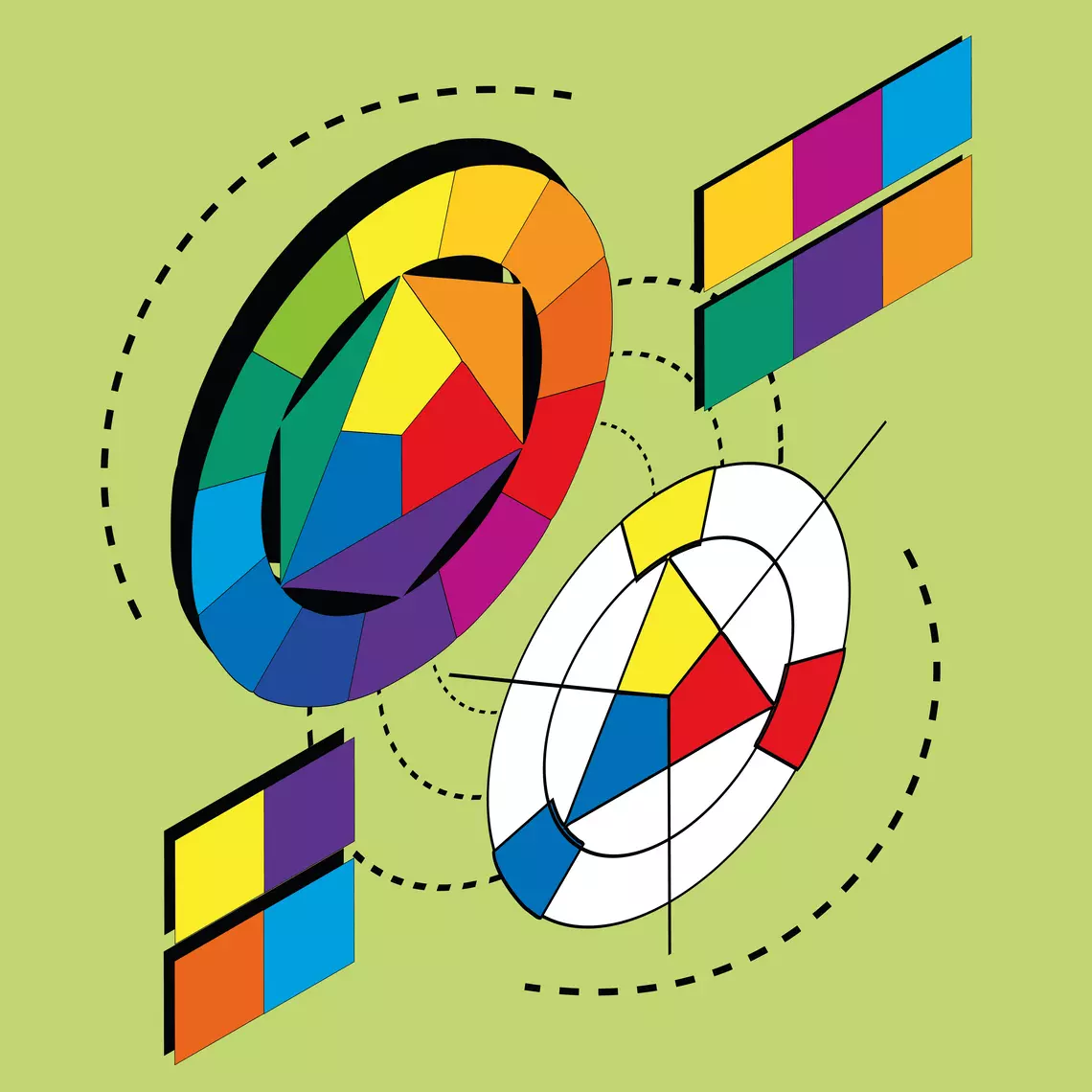 Что такое цветовой круг Иттена?