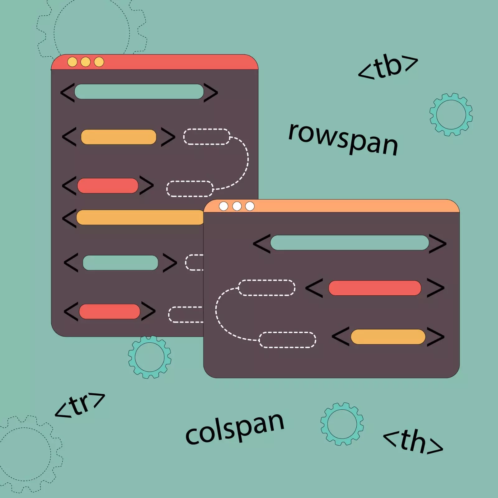 Как семантически верно верстать таблицы в HTML