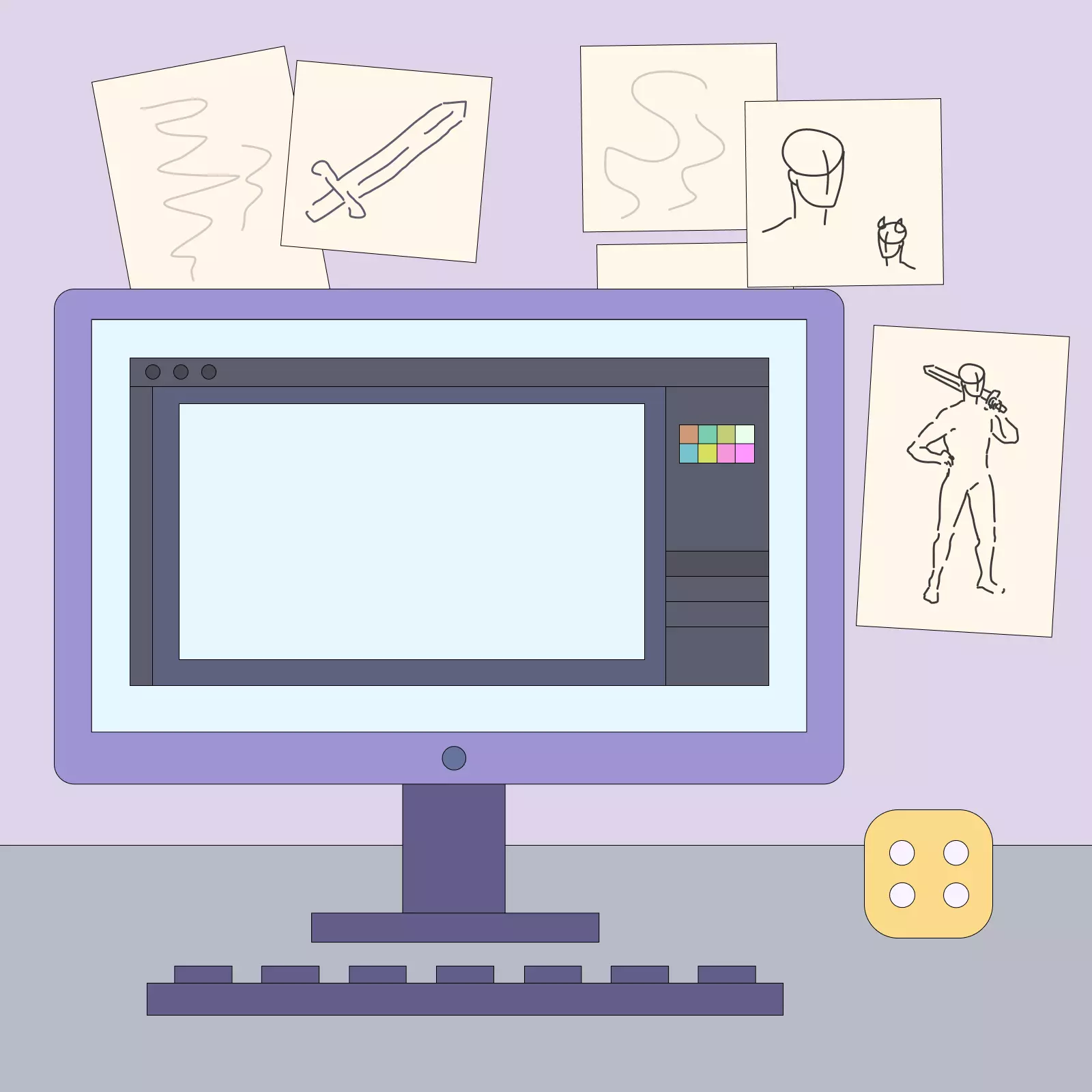 Концепт-арт в геймдизайне: что это и как его рисовать правильно