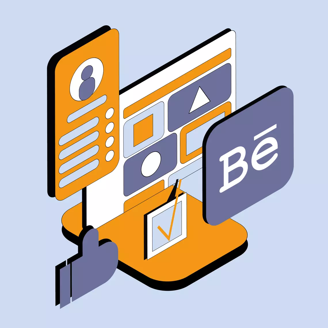 Как создать портфолио на Behance?