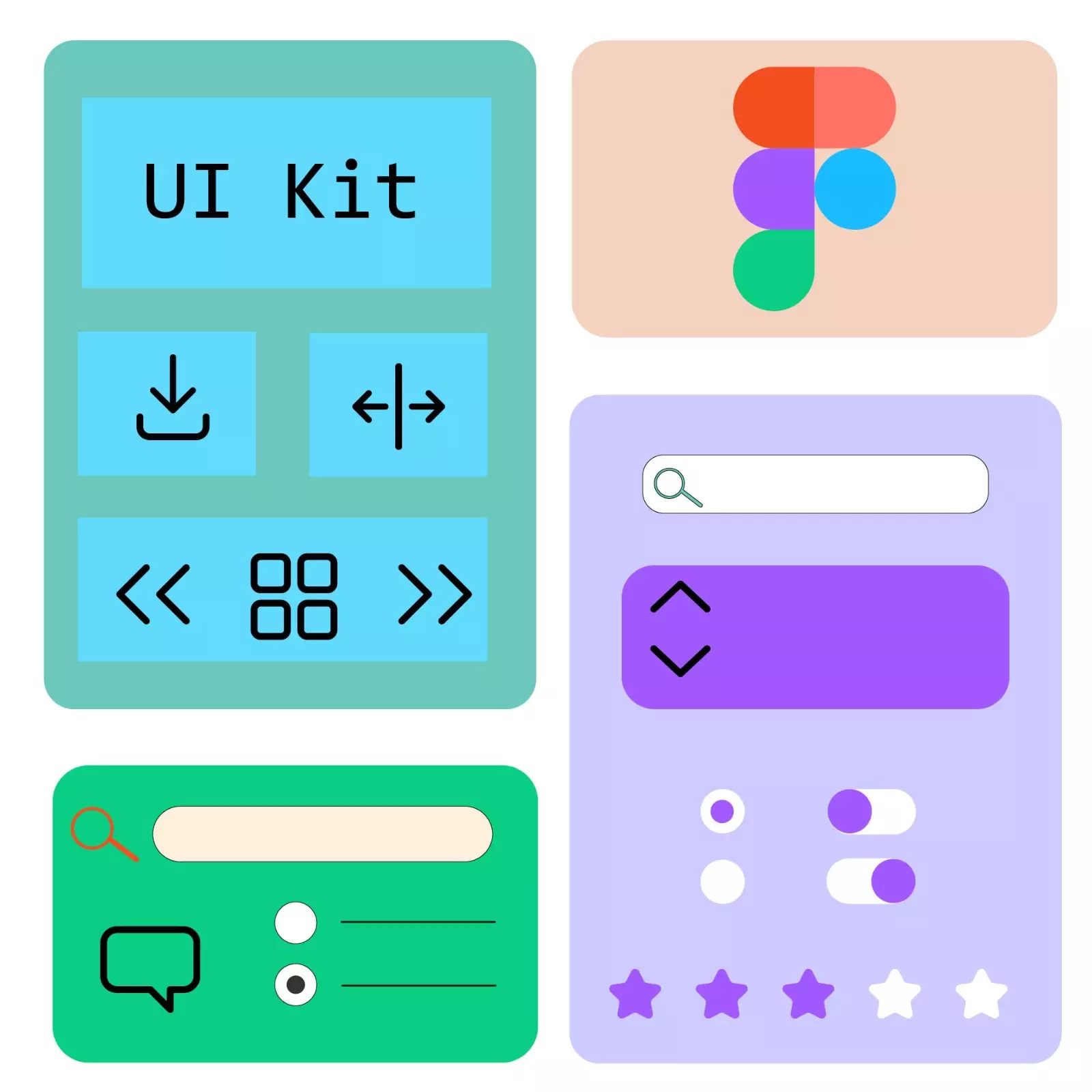 Что такое UI Kit в Figma и как его использовать для дизайна сайтов