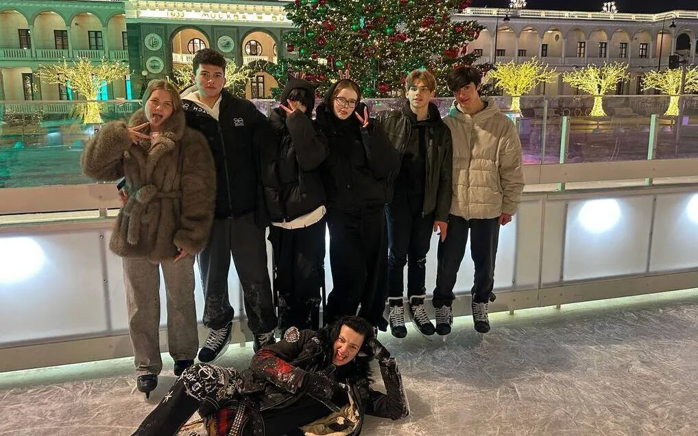 Первокурсники колледжа посетили открытие катка на Северном речном вокзале