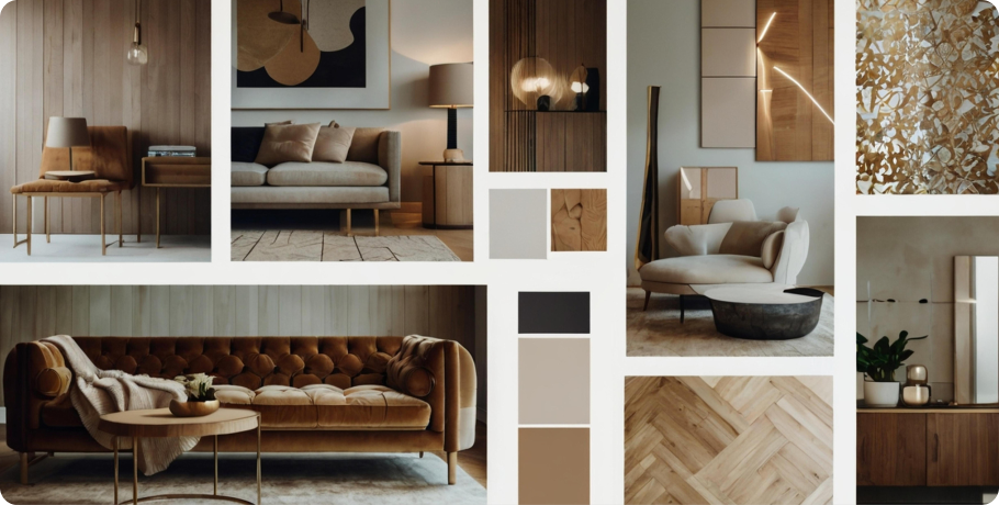 Мудборд квартиры