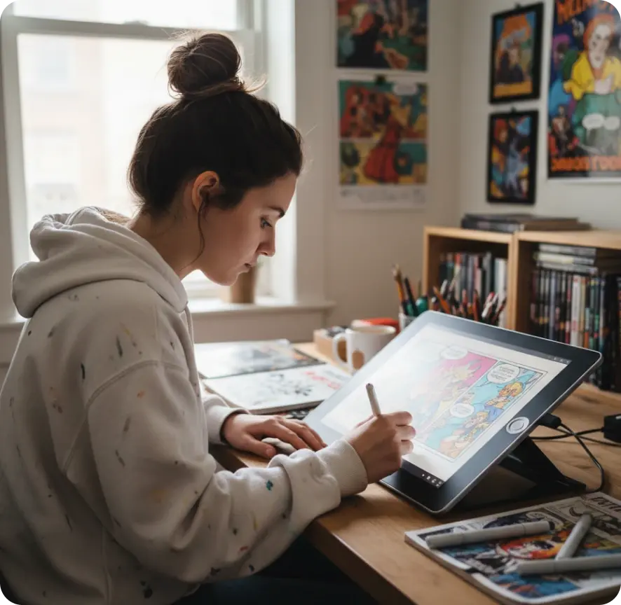 Комикс-стрипы: от идеи до публикации