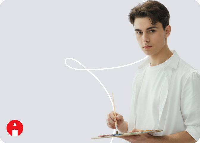 Обучаем самым<br>востребованным<br>профессиям<br>в сфере дизайна