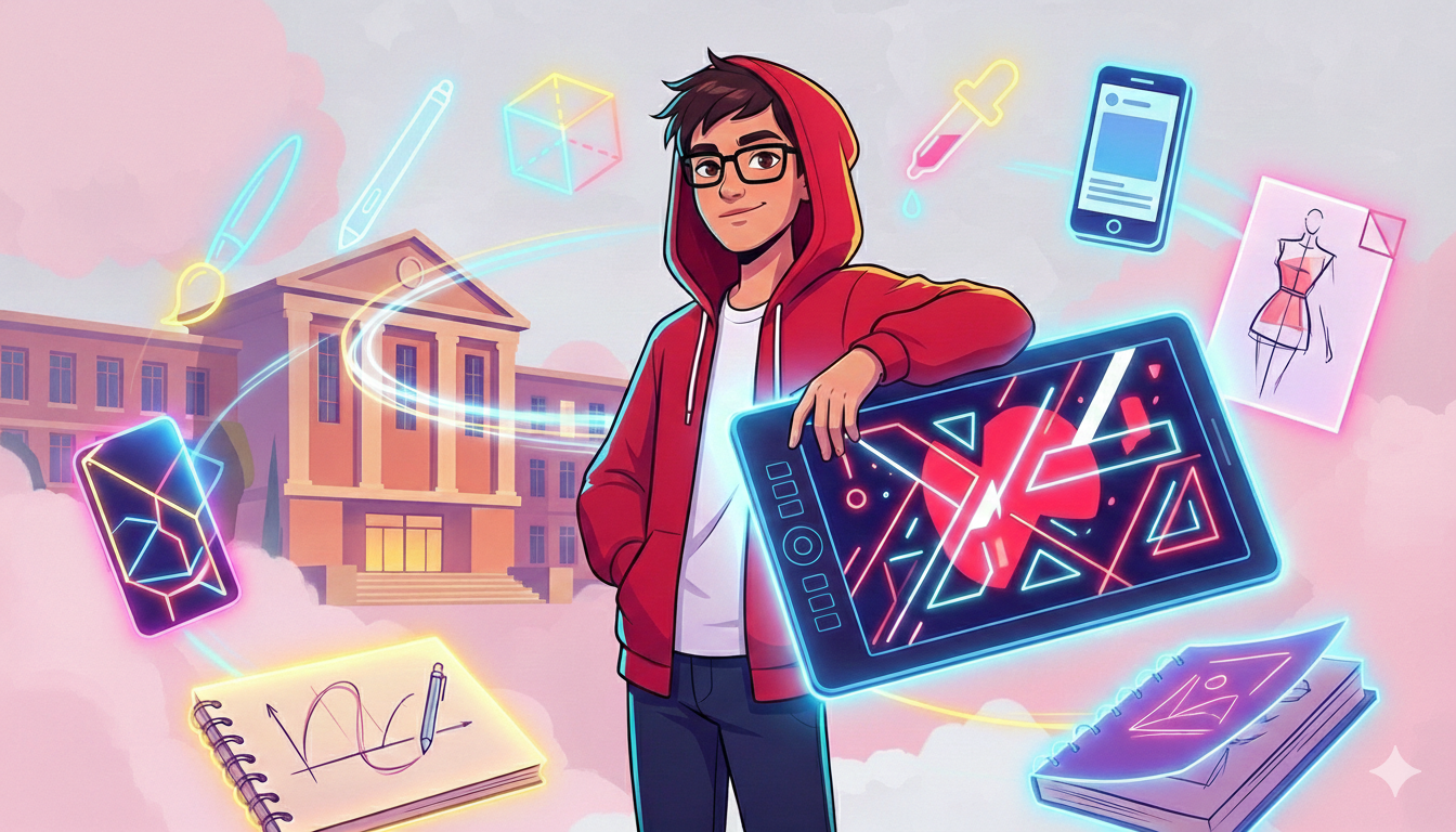 Как поступить на дизайнера без учёбы в художественной школе