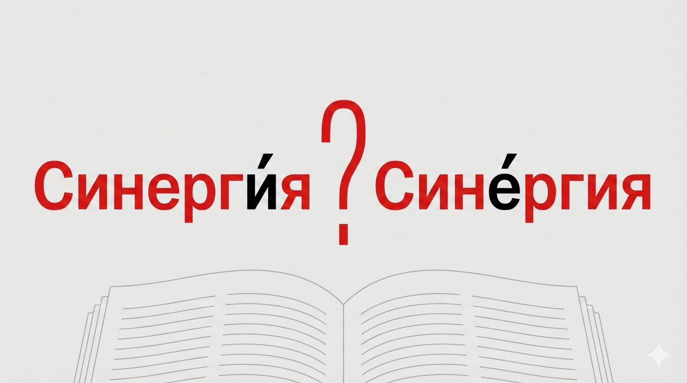 «Синерги́я» или «сине́ргия» — как правильно ставить ударение?